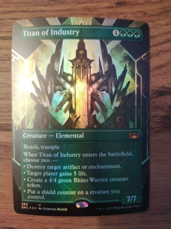 Titan of Industry *FOIL Borderless* [SNC] Streets of New Capenna - Image 1