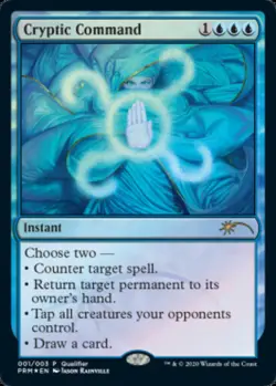 [1x] Cryptic Command - 2020 Players Tour Qualifier Promo Near Mint, English Misc - Image 1
