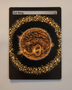 Sol Ring - Altered Art Mtg Hand Painted EDH Commander - Image 1