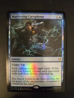 Maddening Cacophony NM FOIL Zendikar Rising MTG FREE SHIPPING - Image 1
