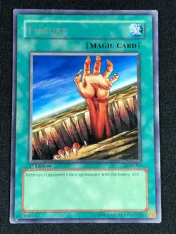 YUGIOH FISSURE LOB-057 1ST RARE (MP) ASIAN ENGLISH - Image 1