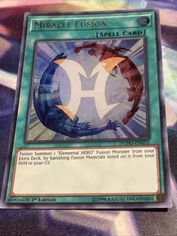 Yu-Gi-Oh! TCG Miracle Fusion DUPO-EN055 Ultra Rare 1st Edition NM/M - Image 2