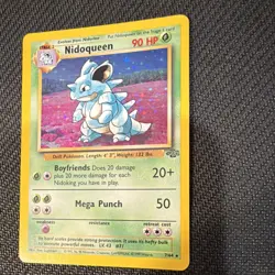 Pokemon TCG Nidoqueen Jungle Holo Stage 2 90 HP 7/64 English Card - Image 2