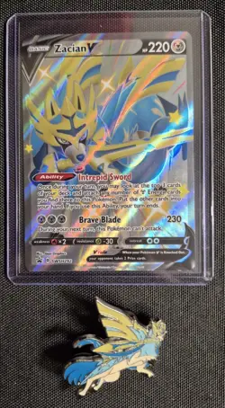 Pokemon Promo Card Collection With Pins And Tin Storage Box 7 Cards 4 Pins - Image 2