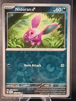 Nidoran M #032/165 SV2a: Pokemon Card 151 Common Pokemon PK010B - Image 1