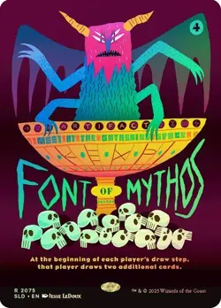 Font of Mythos *Foil Borderless* - SLD - NM - Magic The Gathering - MTG - Image 1
