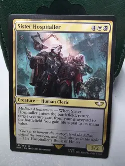 1x Sister Hospitaller NM-Mint, English Commander: Universes Beyond: Warhammer 40 - Image 1