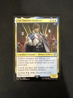 Cid, Timeless Artificer (0418) Final Fantasy Regular Mint - Image 1