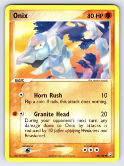 Onix 69/109 2004 EX Team Rocket Returns Pokemon Card TCG Common - Nm/Vlp - Image 1