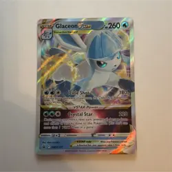 Pokemon Glaceon VSTAR SWSH197 Sword & Shield Promo Card Holo VSTAR 260HP - Image 1