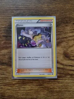 Karen XY177 XY Regular, Near Mint, Pokemon Card, Trainer Supporter, Never Played - Image 1