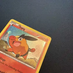 Pokemon Tepig BW07 Black & White Promo Holo Basic 60 HP TCG Card - Image 3
