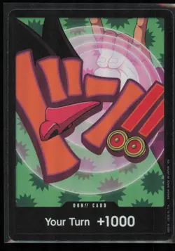 DON!! Card (Foxy) FOIL One Piece Premium Booster -The Best- Vol. 2 DON!! NM - Image 1