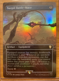 Nazgul Battle-Mace, *Foil* Magic: the Gathering, Lord of the Rings #510 - Image 1