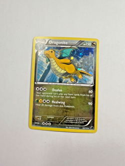 Pokemon Dragonite Trading Card Holographic Plasma Freeze 83/116 Cosmos Holo 2013 - Image 2