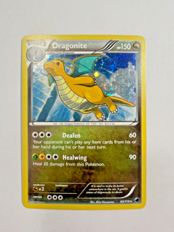 Pokemon Dragonite Trading Card Holographic Plasma Freeze 83/116 Cosmos Holo 2013 - Image 4