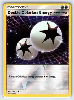 Double Colorless Energy 69/73 S&M Shining Legends Pokemon Card Reverse Holo - Nm - Image 1