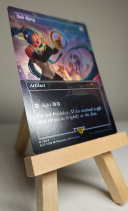 MTG Magic The Gathering - Sol Ring Hatsune Miku Rainbow Foil Secret Lair - MiNT - Image 3