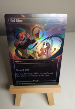 MTG Magic The Gathering - Sol Ring Hatsune Miku Rainbow Foil Secret Lair - MiNT - Image 4