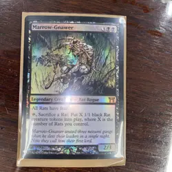 MtG Marrow-Gnawer *Foil* Mystery/List WotC Rare Black unplayed NM - Image 1