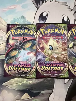 Vivid Voltage Booster Pack Art Set (4) EMPTY - Pokemon 2020 - Image 2