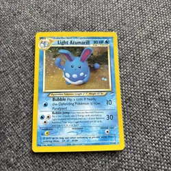 Pokemon WOTC Neo Destiny: Light Azumarill Holo 13/105 - LP - Image 1