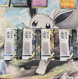 Brilliant Stars Booster Pack Art Set (4) EMPTY - Pokemon 2022 Free Ship USA - Image 4