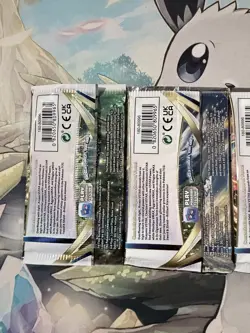 Brilliant Stars Booster Pack Art Set (4) EMPTY - Pokemon 2022 Free Ship USA - Image 5