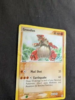Groudon 102/101 - Ex Hidden Legends Holo Secret Rare Pokemon TCG HP - Image 2