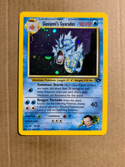 Giovanni's Gyarados 5/132 Gym Challenge - Holo Pokemon Card - EXCELLENT - Image 1