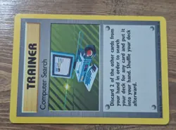 Pokemon TCG Computer Search Base Set 71/102 Regular Unlimited Rare NM - Image 2