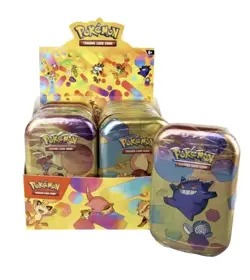 Pokemon 151 [x10] Mini Tins Display SV4.5 Pokemon TCG 820650863066 - Image 1