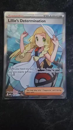 Pokemon Lillie's Determination Mega Evolution 169/132 Ultra Rare Holo NM 169/132 - Image 1