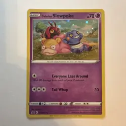 Pokemon Galarian Slowpoke SWSH126 Sword & Shield Promo Holo Basic 70HP 30ATK - Image 1