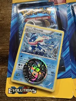 POKEMON XY EVOLUTIONS - BLISTER BOOSTER PACK - NEW GRENINJA & WEEZING TCG - Image 5