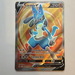 Pokemon Lucario SWSH186 SWSH Promo Holo Stage 1 120HP 10+ATK Roaring Resolve - Image 1