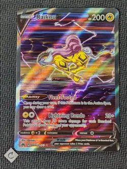 Raikou V GG41/GG70 - Crown Zenith Galarian Gallery Pokemon TCG NM - Image 1
