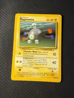 Magnemite 53/102 - Pokemon Base Set Unlimited LP 1 - Image 1