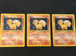 3 x Vulpix 68/102 - Pokemon Base Set Unlimited - Image 1