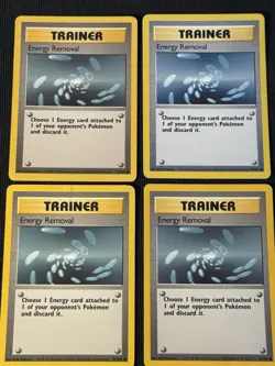 5 x Energy Removal 92/102 - Pokemon Base Set Unlimited - Image 1