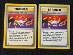 2 x Super Energy Removal 79/102 - Pokemon Base Set Unlimited - Image 1