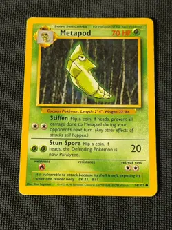 Metapod 54/102 - Pokemon Base Set Unlimited - Image 1
