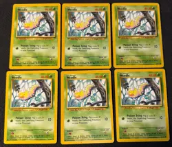 9 x Weedle 69/102 - Pokemon Base Set Unlimited - Image 1