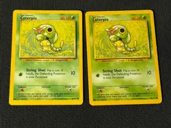 2x Caterpie 45/102 - Pokemon Base Set Unlimited - Image 1