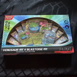 Venusaur ex Blastoise ex Premium Collection GameStop Exclusive - Pokemon TCG NEW - Image 1