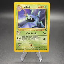 Pokemon Golbat 34/62 Fossil Regular - LP - Image 1