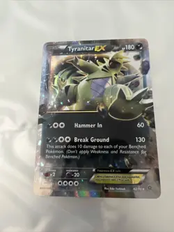 Tyranitar EX - 42/98 - Ancient Origins - Ultra Rare - Pokemon TCG - NM - Image 1