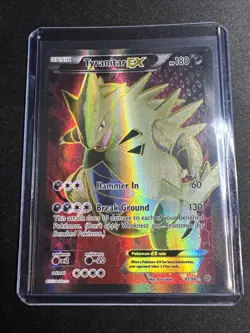 Tyranitar EX (91 Full Art) - 91/98 XY-Ancient Origins Ultra Rare - NM - POKEMON - Image 1