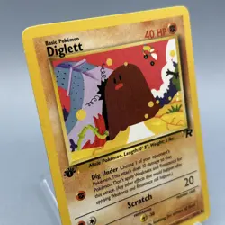 Diglett 52/82 - Team Rocket - 1st Edition - Pokemon TCG - Image 1