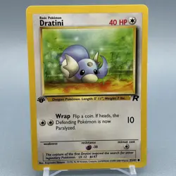 Dratini 53/82 - Team Rocket - 1st Edition - Pokemon TCG - Image 2